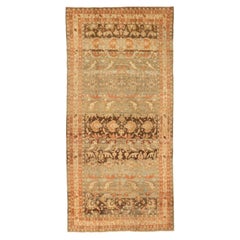 Persische Malayer Teppiche - Wolle Braun Elfenbein Rosa Design - 75609