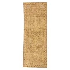 Persischer Toiserkan Kleiner Teppich - Wolle Braun Elfenbein Taupe Design - 75617
