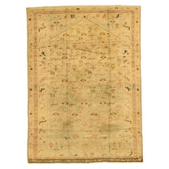Tappeto persiano Malayer Small - Lana Marrone Avorio Rosso Design - 75658