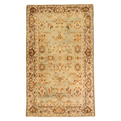 Tapis persan Malayer Small - Laine Bleu Brown Ivory Design - 75639