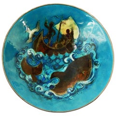 "Ballena chorreante", obra maestra de la pintura esmaltada de Drerup de mediados de siglo