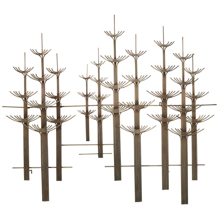 Mid Century Metal Wall Art By C Jere For At 1stdibs - Tall Vertical Metal Wall Art Mid Century Metal Wall Art By C Jere For At 1stdibs - Tall Vertical Metal Wall Art