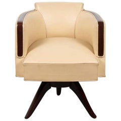 Very Chic Art Deco Style Armchair or Desk Chair
