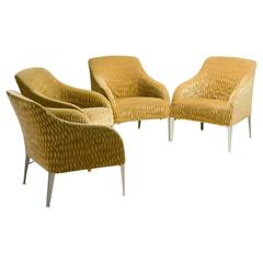 Set of Four Apta Lounge Chairs by Antonio Citterio for B & B, Italia 1