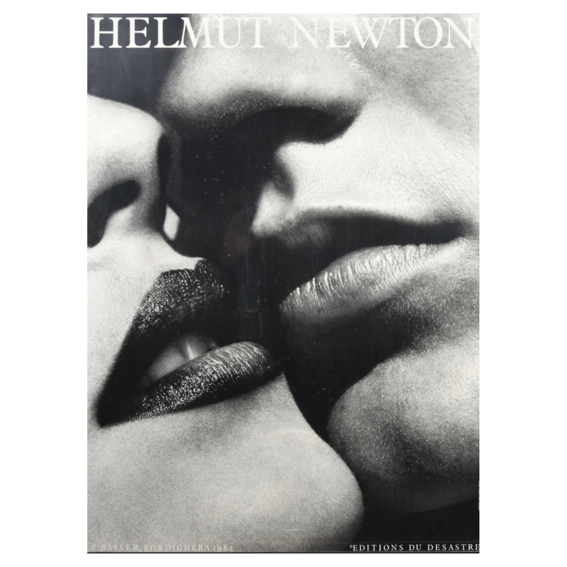 Helmut Newton  'The Kisses of Bordighera' 1982 Original Poster