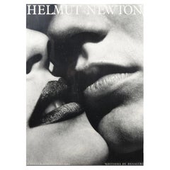 Helmut Newton  'Los besos de Bordighera' 1982 Cartel original