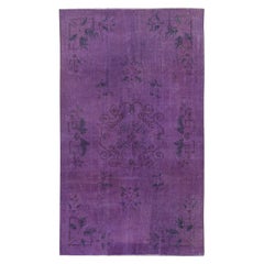 5x8.4 Ft Art Deco Design Wool Area Rugs for Living Room. Fabriqué à la main en Turquie
