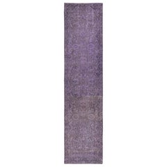 3x12 Ft Purple Hallway Runner. Tapis de cuisine. Tapis de couloir. Tapis d'escalier Modernity
