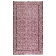 4.8x8.6 Ft Tappeto in lana con disegno floreale fatto a mano dalla Turchia. Tappeto Area Colore Rosa