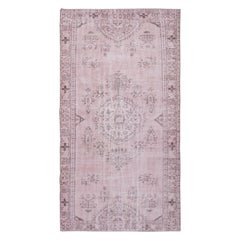 5.4x10 Ft Modernity Area Rug in Light Pink, Handwoven and Handknotted in Turkey (tapis tissé et noué à la main en Turquie)