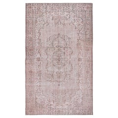 6x10 Ft Modern Area Rug in Light Pink, Handwoven and Handknotted in Turkey (tapis tissé et noué à la main en Turquie)