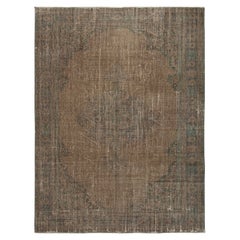 7.8x10.2 Ft Einzigartige Brown Handmade türkischen Bereich Teppich für Haus und Büro Dekor