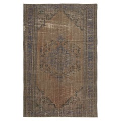 6.3x9.6 Ft Contemporary Handknotted Area Rug. Brown Farbe Türkisch Bodenbelag