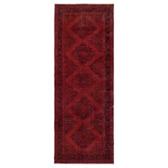 Alfombra de Pasillo Rojo Oscuro 4,6x12,7 Pies. Alfombra de cocina. Alfombra de pasillo. Alfombra de escalera