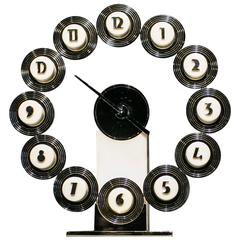 Constellation Clock by Jean Puiforcat, 1932, Edition of 50, Posthume