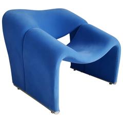 Modernist Ribbon Chair, Surrealist, Manner of Pierre Paulin