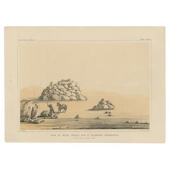 Paysage géologique : Point of Rocks in the Ancient Lake Colorado Desert, 1856
