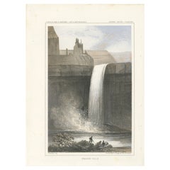 Impresionante vista de las cataratas Palouse - Cascada panorámica en Washington, 1856