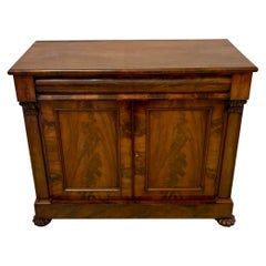 Superb Quality Antique Victorian Figured Mahogany Sideboard