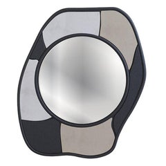 Drop Mirror Stone Effect Lacquered Large by Hermhaus