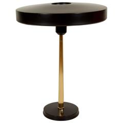 Black and Brass Philip Kalff Desk Lamp