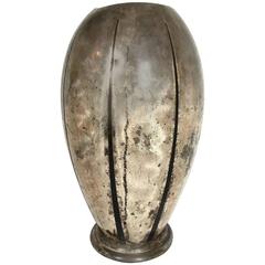 Deco Style Metal Vase