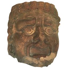 Terracotta Fragment of an Antique Bust