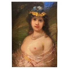 Portrait of an Oriental Young Woman, circa 1880.