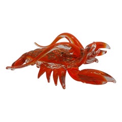 Murano glass lobster attributed to Toni Zuccheri