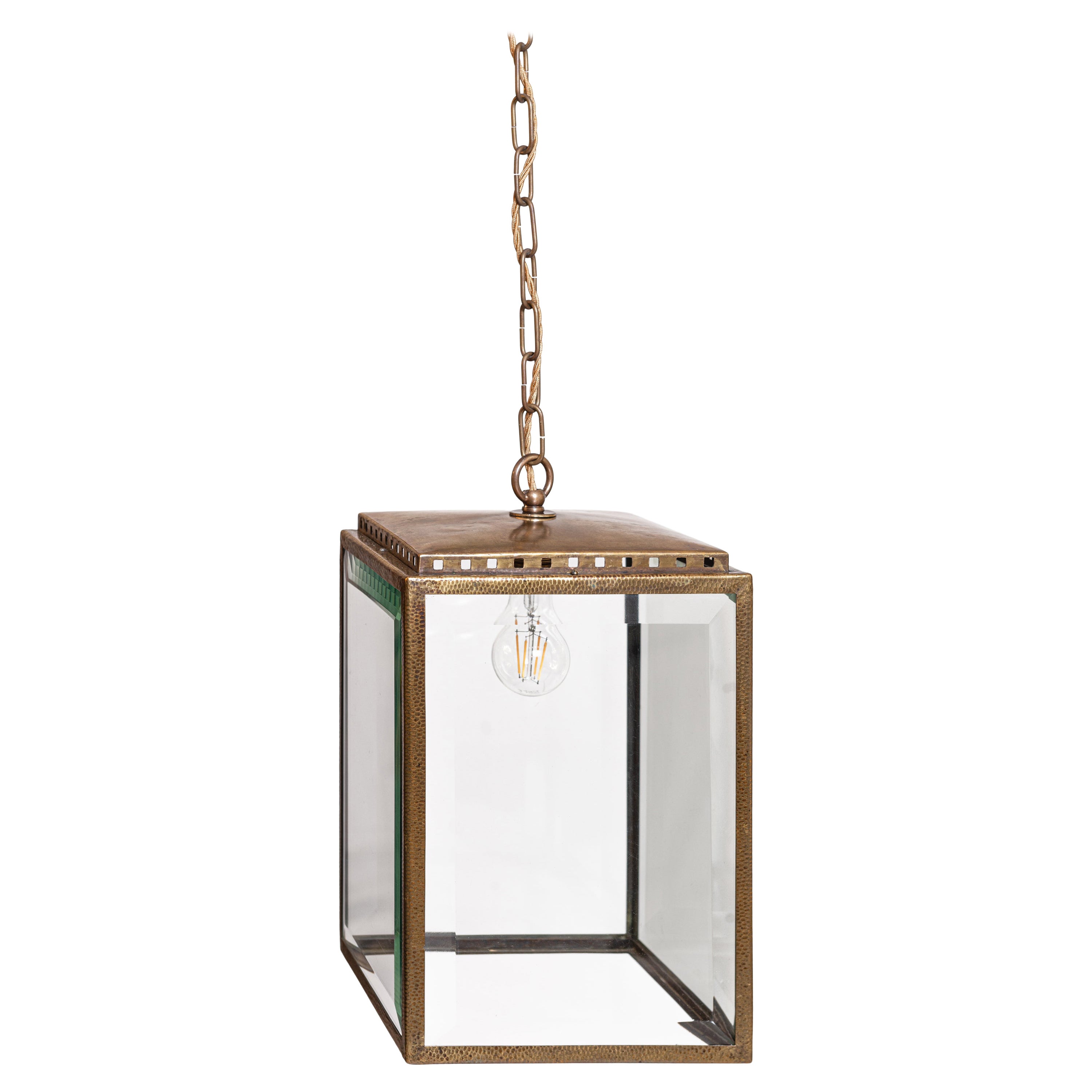 Lanterne originale attribuée à Josef Hoffmann, style Wiener Werkstaetten, Jugendstil