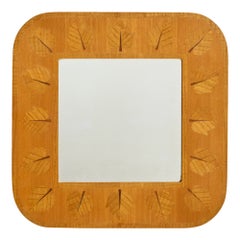Glas & Trä, Wandspiegel, Holz, Schweden, 1960er Jahre