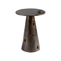 Douglas Fanning, Archipelago, Contemporary Bronze Side Table, USA, 2024