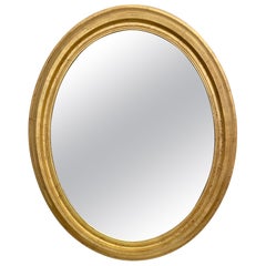 Antique Distressed Gold Gilt Mirror