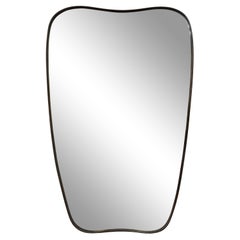 1950s Italian Brass Framed Mirror
