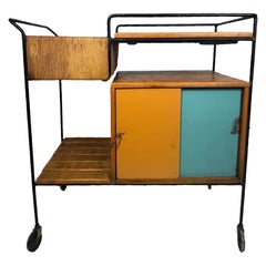 Mid Century Modern Arthur Umanoff Bar Cart