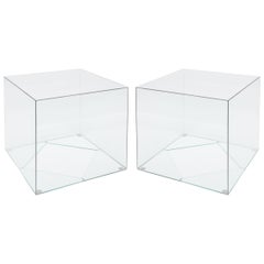 Large Pace Glass Cube Tables