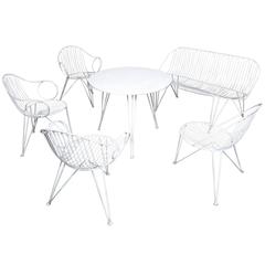 Set of Six Garden Furniture from Mauser Werke GmbH, Germany, 1950s