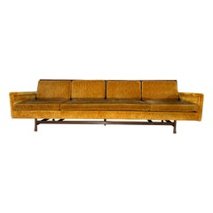 Stunning John Widdicomb Long Low Sofa Unusual Arms Mid-Century Modern