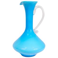 Empoli Art Glass Pitcher