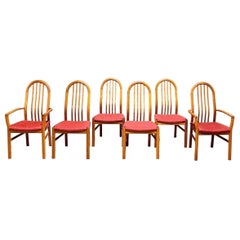Dänische Esszimmerstühle aus der Jahrhundertmitte von Schou Andersen - 6er-Set