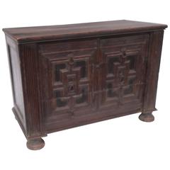 Unusual English Mahogany Dresser