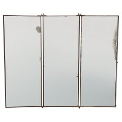 Grand miroir mural Triptyque Miroir Brot, vers 1920