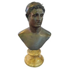 Bust of Cesar Sab De Angelis Fils Naples, 1906 Bronze