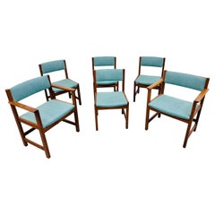 Mid-Century Danish Modern Teak Dining Chairs - Set of 6