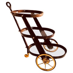 Aldo Tura, serving trolley, 1980