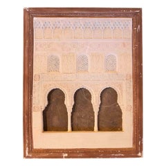 1980s Hand Made Architectural Model of the Alhambra