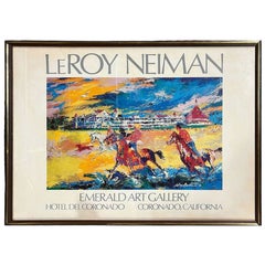 Leroy Neiman Hotel Grande Del Coronado Póster Enmarcado por Emerald Art Gallery