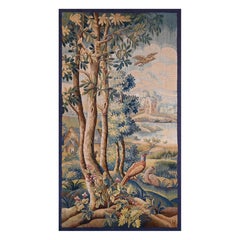 Tapisserie signée, Greenery Aubusson Manufactory, 19ème siècle - 80 lx153 h - N 1512