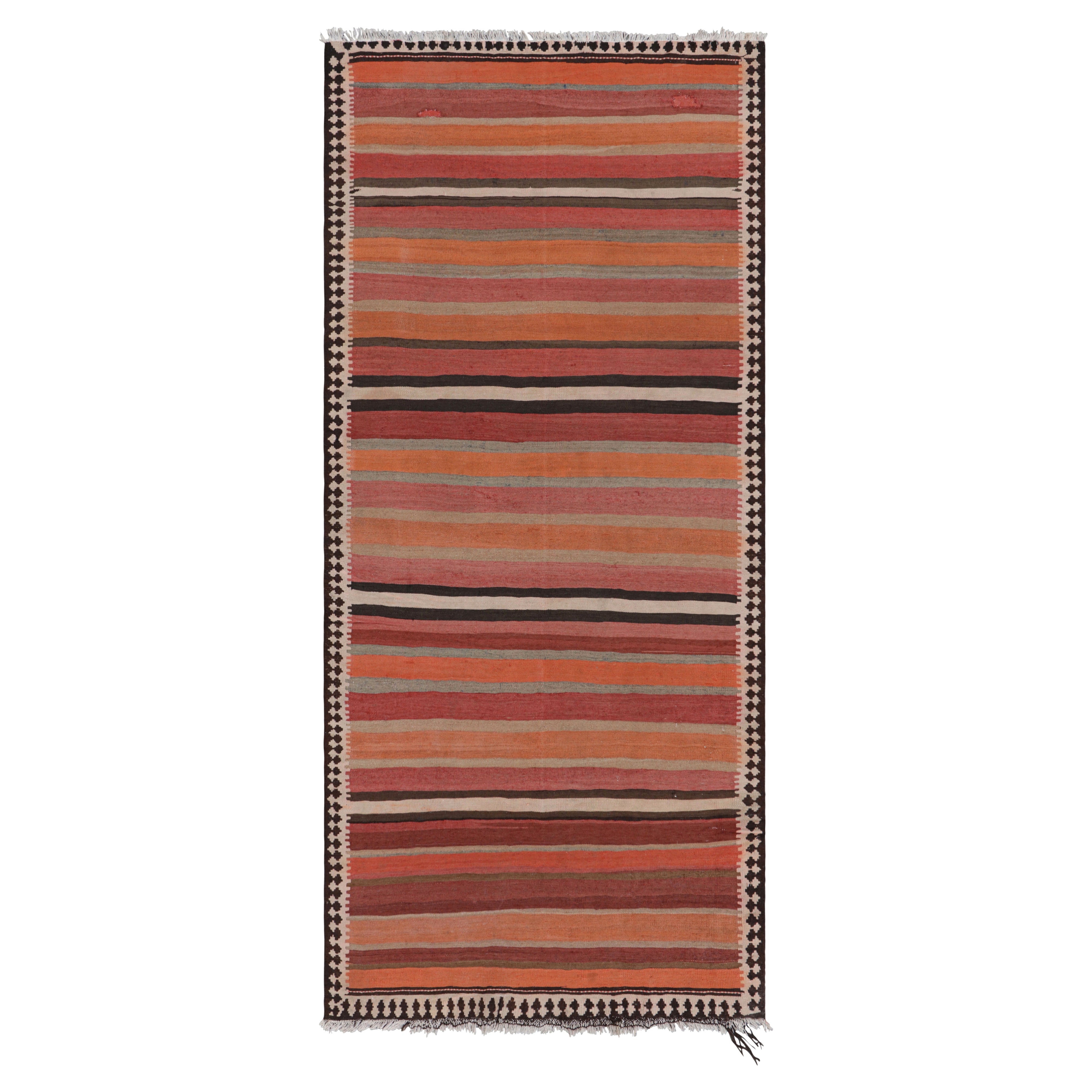 Antique Persian Kilim with Multicolor Stripes  Rug & Kilim  Rug & Kilim Website
