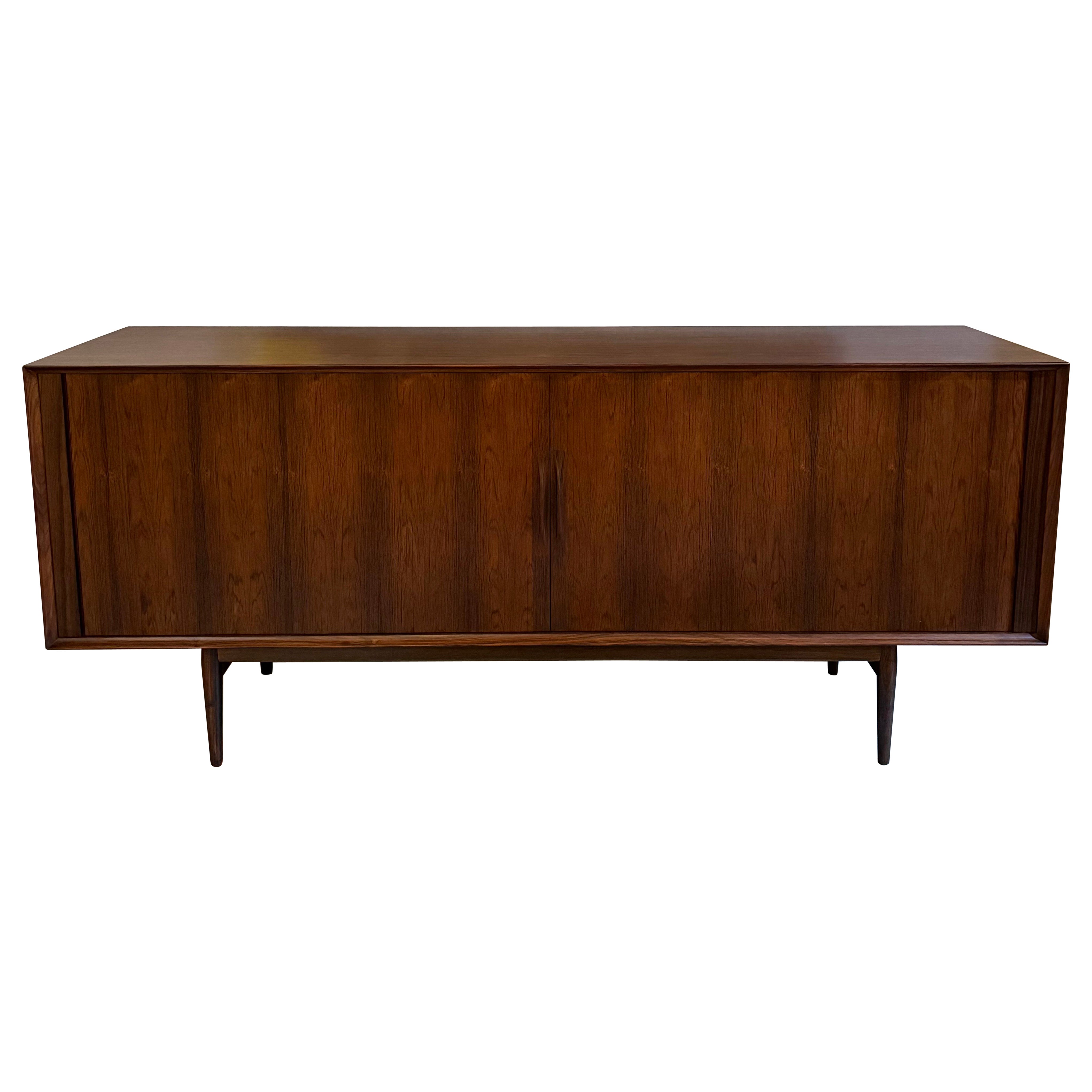 Scandinavian Modern Rosewood Credenza Sideboard By Arne Vodder For Sibast